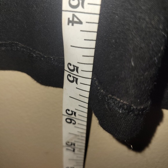 J. Jill Maxi Dress Women's Large Black Gray Rayon Stretch Short Sleeve Classic - Picture 2 of 10